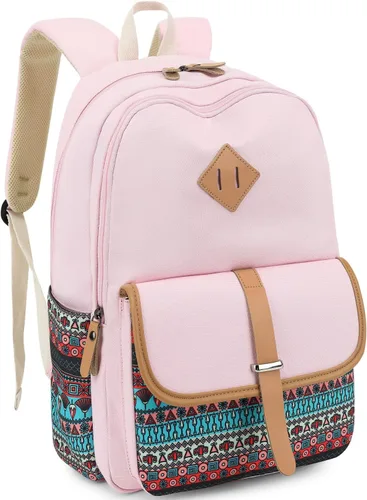 Miniatura 11 de Leaper - mochila escolar para niñas, mochila informal, bolsa de viaje con bolsillos laterales