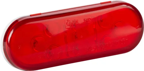 Miniatura 9 de Grote 54672 Luces LED Ovaladas de 6" de Parada/Cola/Giro con Luces de Reversa Integradas - Terminación de Pin Macho Rojo