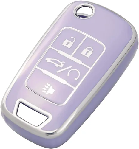 Miniatura 9 de OFFCURVE Funda para llavero con llavero Compatinle con Chevy – Funda de coche apta para Chevrolet GMC Buick Encore Terrain Malibu Camaro Cruze