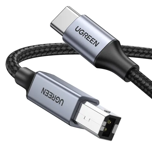 Miniatura 13 de UGREEN Cable de impresora USB C de 3 pies, cable USB B a C de nailon para MacBook Pro/Air, cable MIDI compatible con teclado MIDI, DAC, controlador