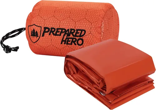 Bolsa de supervivencia Hero de Prepared Hero – 1 paquete – Herramienta de supervivencia de emergencia héroe bolsa de supervivencia para camping,