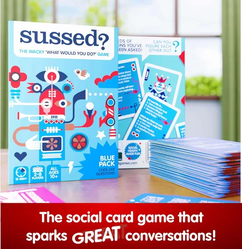 Miniatura 4 de SUSSED El Loco Juego de Cartas "¿Qué Harías?" - Regalo de Relleno de Calceta para Adolescentes, Niños y Niñas - Diversión Social para Niños de 10+