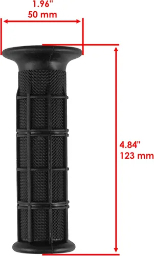 Miniatura 2 de Caltric 2 empuñaduras de manillar compatibles con Yamaha Grizzly 700 YFM700 Ducks Hunter Se 2007 2008 2009 2010 2011
