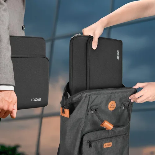 Miniatura 7 de Funda para monitor portátil de 15.6 pulgadas, bolsa protectora de almacenamiento, bolsa de exhibición con bolsillo para accesorios para monitor