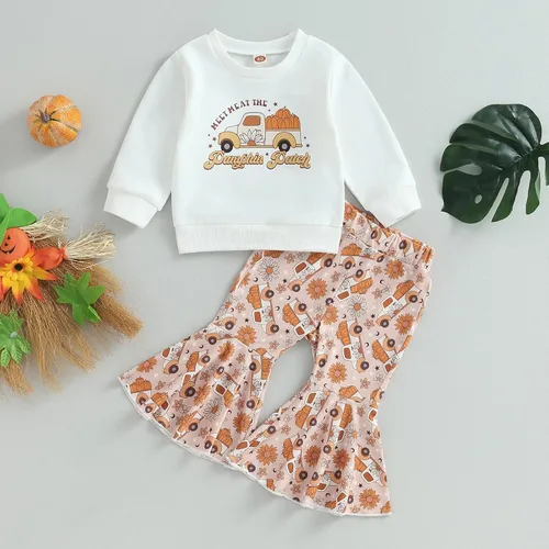 Miniatura 2 de Conjunto de ropa de Navidad de manga larga para bebé niño, sudadera de Navidad sin botones y pantalones para otoño e invierno