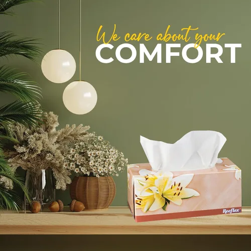 Miniatura 6 de Reeflex Pañuelos faciales, tejido facial suave de 2 capas, 4 cajas, 230 hojas por caja (920 hojas en total), cajas de pañuelos suaves y duraderas a