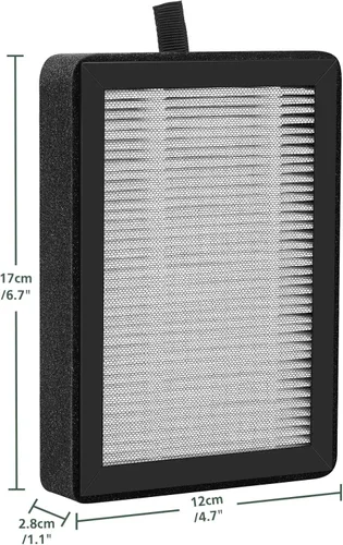 Miniatura 7 de Paquete de 4 filtros de repuesto LV-H128 compatibles con purificadores de aire LEVOIT LV-H128 / PUURVSAS (HM669A) / ROVACS (RV60), capa media, capa