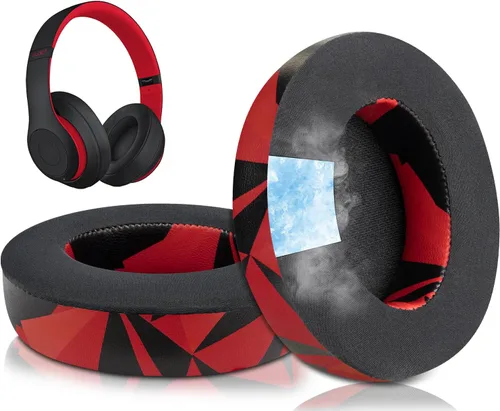 Miniatura 9 de SoloWIT Almohadillas de gel refrescante de repuesto para auriculares Beats Studio 2 y Studio 3 con cable e inalámbricos, almohadillas con espuma