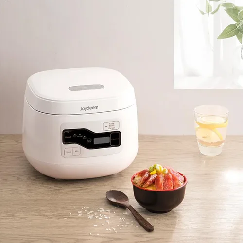 Miniatura 8 de Joydeem Arrocera de cerámica FD20S-W, 4 tazas de ollas de arroz sin cocer con olla interior de cerámica pura, inicio de oferta las 24 horas, 2 L