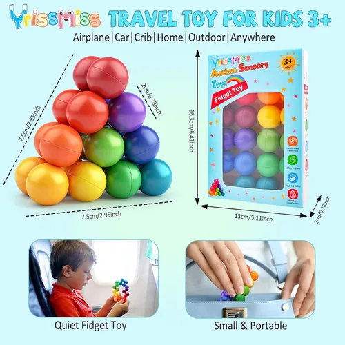 Miniatura 2 de Yrissmiss Juguetes Sensoriales de Autismo para Niños Autistas, Juguetes Fidget para Adultos y Niños, Juguete de Autismo para Niños Pequeños de 3-4