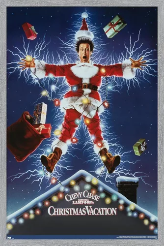 Miniatura 16 de National Lampoon's Christmas Vacation - Póster de pared de una hoja, 34 pulgadas de largo x 22.4 pulgadas de ancho, versión enmarcada en negro