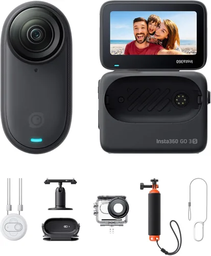 Miniatura 18 de Insta360 GO 3S - 128 GB Blanca 4K Cámara de vlog portátil pequeña, POVs con manos libres, montaje en cualquier lugar, estabilización, vida útil