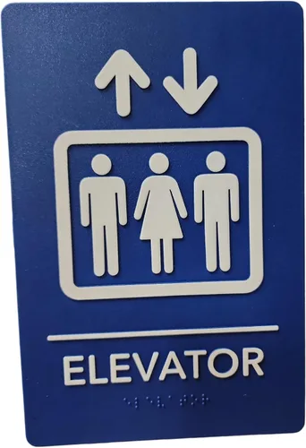 Miniatura 12 de Hecho en EE.UU. - Letreros de Baños para Hombres y Mujeres Compatibles con ADA, Señales de Puertas de Baño para Oficinas, Negocios y Restaurantes
