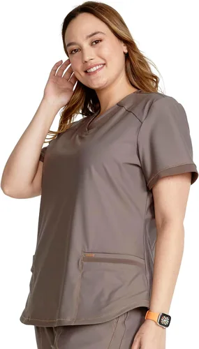 Miniatura 4 de Form Scrubs para mujer, cuello en V elástico de punto CK840