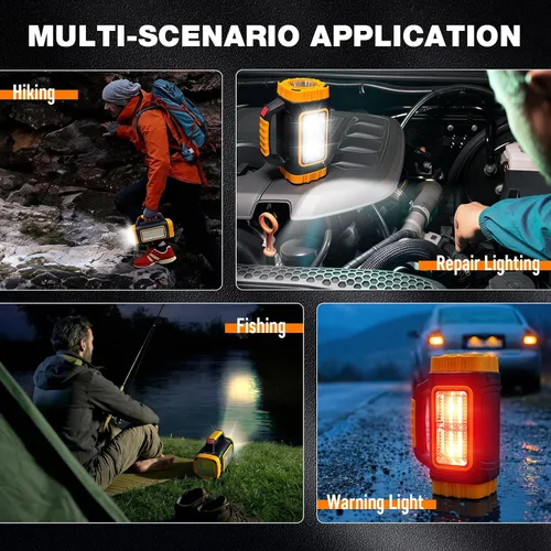 Miniatura 4 de Linterna solar recargable, 8 modos de luz, batería de 2000 mAh, 3000 lúmenes, USB LED, linterna de mano, linterna multifunción para foco de azul