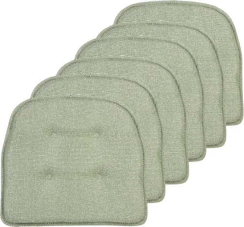 Miniatura 6 de Cojines antideslizantes para silla, ensamblados en Estados Unidos, almohadillas de asiento antideslizantes en forma de U para comedor, cocina