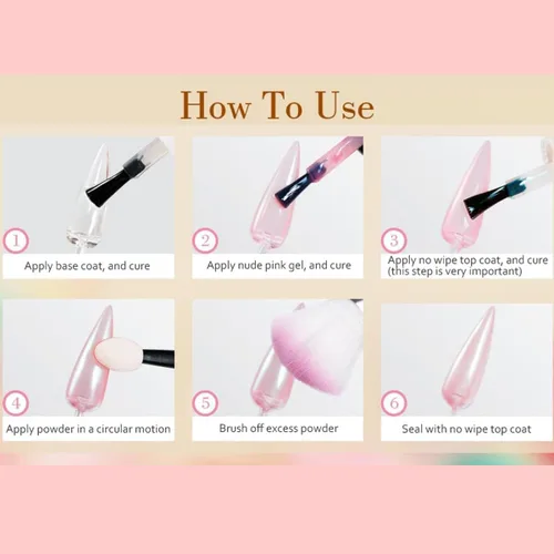 Miniatura 6 de Polvo de uñas de cromo gris y negro, polvo metálico para uñas, efecto espejo holográfico, polvo de cromo, polvo de otoño e invierno, pigmento
