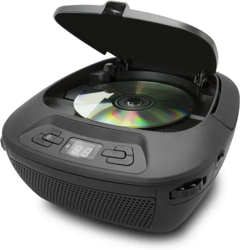 Miniatura 2 de GPX Portátil Bluetooth Boombox/reproductor de Cd, negro (BCB117B)