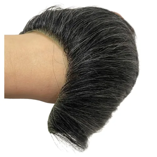 Miniatura 5 de Voloria Tupé para Línea Capilar Frontal Masculino 100% Cabello Humano Base de PU Tipo Piel Postizos Capilares para Hombre Complemento Capilar