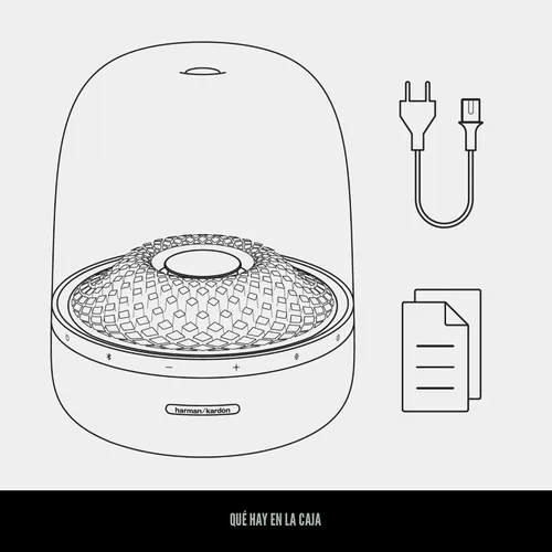 Miniatura 7 de Harman Kardon Aura Studio 4 - Altavoz Bluetooth para el hogar - Rendimiento de sonido superior - 5 temas de iluminación con efecto diamante