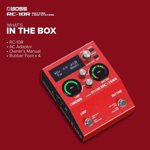 Miniatura 6 de BOSS RC-10R Rhythm Loop Station Bucle basado en canciones y ritmos dinámicos en un espacio pequeño 280 estilos preestablecidos 16 kits