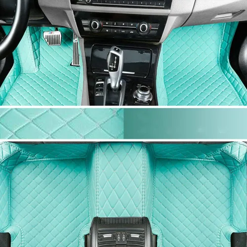 Miniatura 24 de Personaliza los tapetes de cuero de lujo de protección para todo tipo de clima para el 99 % de los automóviles, SUV y camiones según el modelo Beige