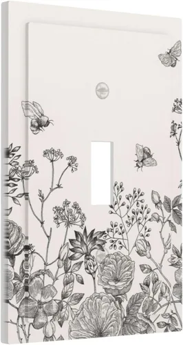 Miniatura 166 de Cubiertas Decorativas para Placas de Interruptor Abstracto Moderno de Mediados de Siglo Arco Boho Sol Dorado Hoja 1 Gang Placa de Pared Cubierta