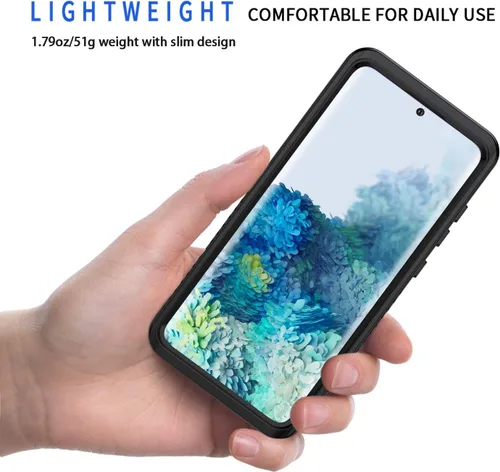 Miniatura 2 de Lanhiem Funda para Samsung Galaxy S20 (No para Plus o Ultra), IP68 Impermeable a Prueba de Polvo con Protector de Pantalla Integrado, Funda