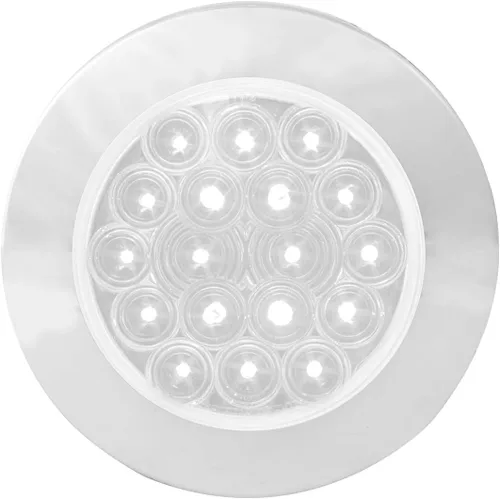 Miniatura 19 de GG Grand General 75870 Luz LED ámbar/ámbar (4" flota 18 brida montaje con bisel, 3 clavijas)