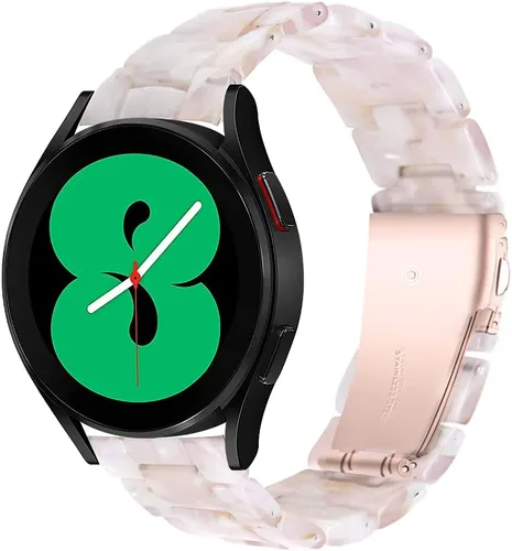 Miniatura 10 de Correas de reloj de resina compatibles con Samsung Galaxy Watch 7/6/5/4/FE 1.575 in 1.732 in, Galaxy Watch 6/4 Classic 1.654 in 1.693 in 1.811 in