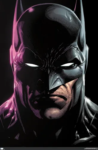 Miniatura 12 de Trends International DC Comics Batman - Póster de pared de retrato de 22.4 pulgadas de largo x 14.7 pulgadas, versión enmarcada en madera de granero