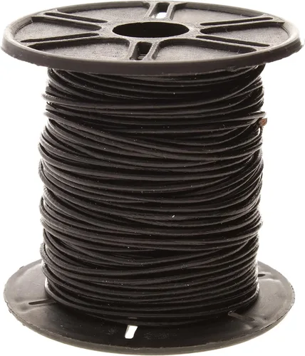Miniatura 140 de The Beadsmith Cordón de cuero – Negro – Bobina de 0.039 in – 5 yardas/14.8 ft – Tanga de cuero indio ideal para trenzar, cuentas, collares, cordones