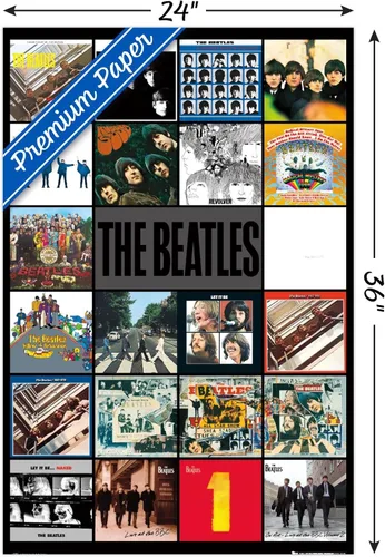 Miniatura 3 de Trends International 24 x 36 The Beatles - Póster de pared de álbumes, 24 x 36 pulgadas, versión premium sin marco
