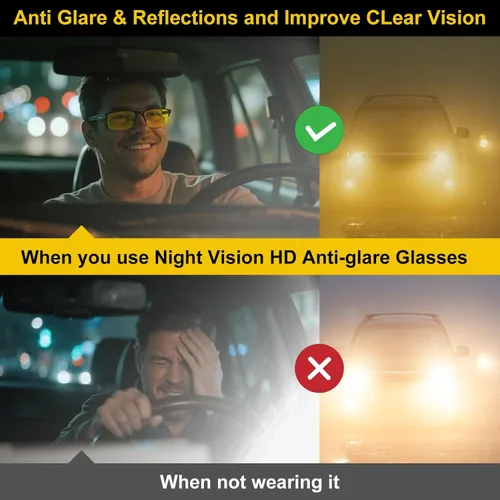 Miniatura 2 de SKYOAK Gafas de lectura bifocales de visión nocturna premium para hombres, lentes ligeros TR90, metal en las patillas, media montura, antirreflejos