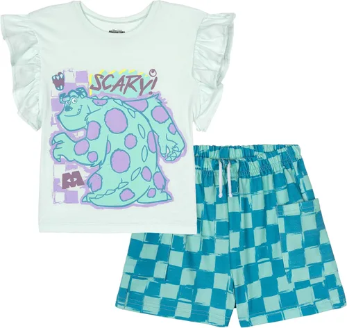 Miniatura 11 de Disney Conjunto de camiseta y pantalones cortos de felpa francesa, tallas de bebé a niño grande (12 meses - 14-16)