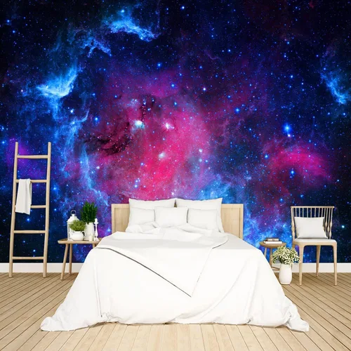 Miniatura 32 de Papel tapiz floral de peonía negra para dormitorio, flores botánicas moradas, hojas murales para sala de estar, fondo de TV, mural grande