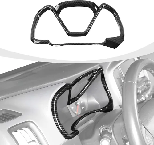 Miniatura 8 de RAZPOY Moldura del panel de salpicadero, cubierta de tablero de consola central compatible con Chevy Colorado 2014-2022 y accesorios interiores