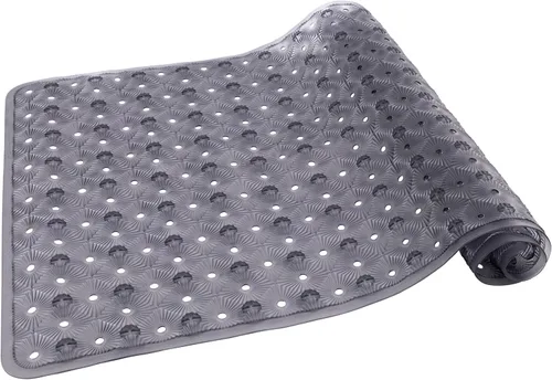 Miniatura 8 de Tapete antideslizante para bañera con ventosas de 15 x 27 pulgadas, tapete de ducha antideslizante para niños, niños pequeños y personas mayores