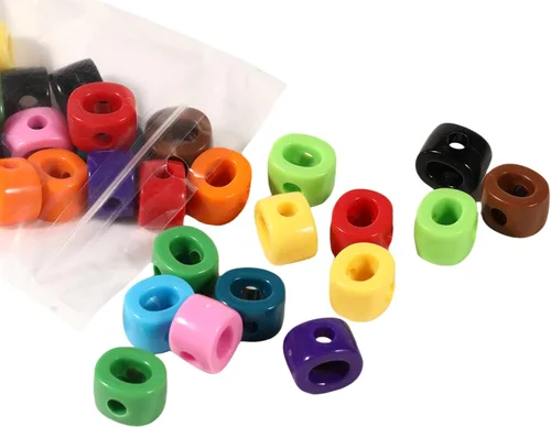 Miniatura 22 de 40 cuentas de letras 3D focales acrílicas sueltas para hacer joyas, pulseras, collares, llavero, bolsa de teléfono, cadena, llaveros (letras mixtas)