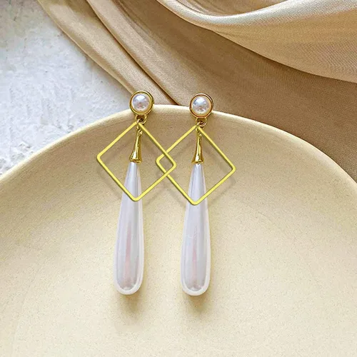 Miniatura 5 de 120 aros de aretes para la fabricación de joyas de bricolaje, hipoalergénicos con formas redondas, cuadradas, lágrimas, círculos, marco colgante