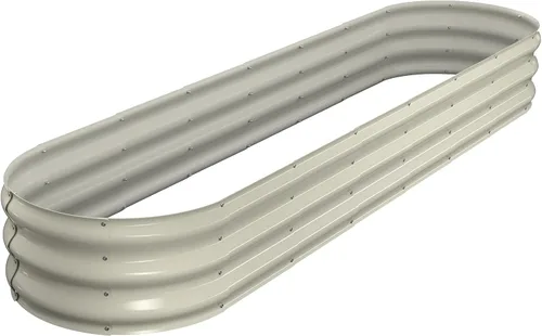 Miniatura 20 de Winpull Kit de Cama de Jardín Elevada, Caja de Plantación Galvanizada de 6 x 3 x 1 pies para Exteriores con Bordes de Seguridad, Camas Elevadas