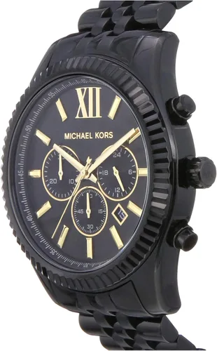 Miniatura 4 de Michael Kors - Reloj cronógrafo Lexington de acero inoxidable