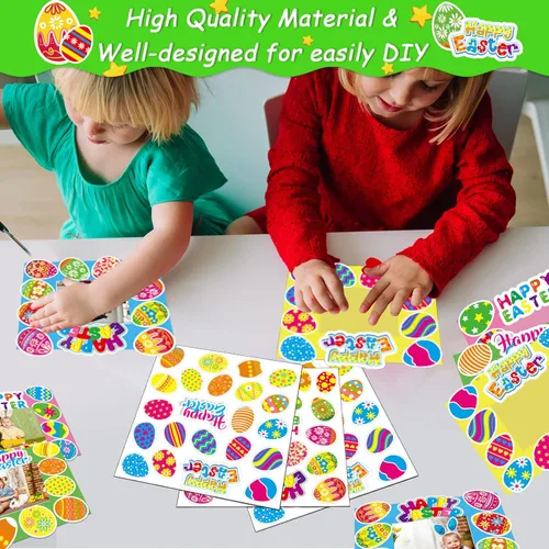 Miniatura 4 de chiazllta Paquete de 24 kits de manualidades de Pascua para niños, marco de fotos, manualidades, primavera, Pascua, actividades artísticas, hogar