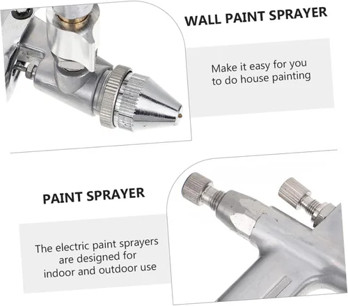 Miniatura 4 de UPKOCH Pistola de pulverización Pulverizador de pintura de aluminio Compresor de aire Compresor de aire para coche Muñecas Casa Luces Modelos Kits