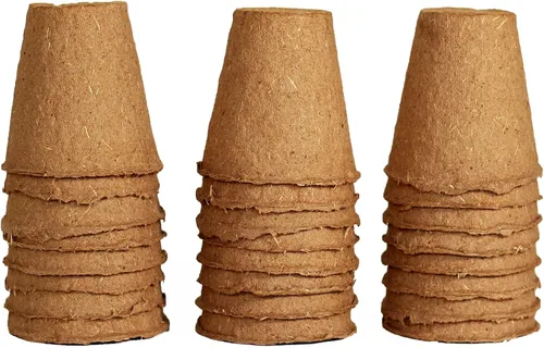 Miniatura 7 de Daniel's Plants Macetas desnudas de 3 pulgadas Macetas de inicio de semillas plantables naturales Biodegradables con certificación OMRI