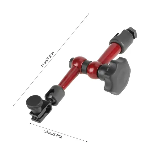 Miniatura 3 de Soporte de base universal, soporte de base de metal magnético universal ajustable para indicador de prueba de marcado digital, herramienta
