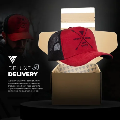 Miniatura 33 de Urban Effort Gorra trasera de malla, para hombres y mujeres, gorra de béisbol de 5 paneles, gran cierre a presión para caza y senderismo