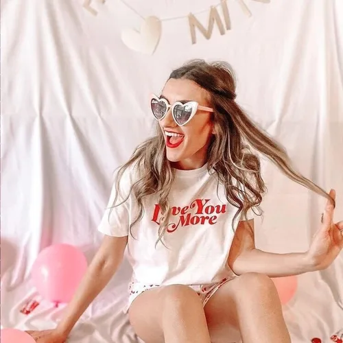Miniatura 3 de 12 Pcs Heart Sunglasses Bachelorette Party, Bridal Shower Favors Bride Tribe Love Glasses Wedding Supplies