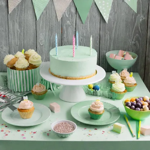 Miniatura 2 de Sparkle and Bash Mantel de plástico color verde menta, paquete de 3, 54 x 108 pulgadas, mantel desechable verde menta, bodas, cumpleaños, despedidas