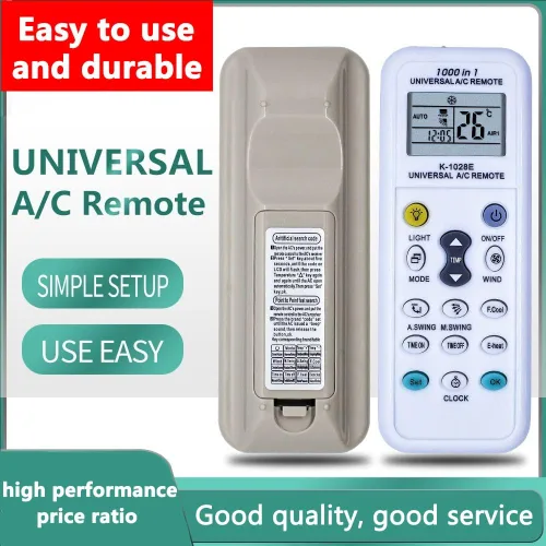 Miniatura 2 de Mando a distancia universal para aire acondicionado, 1000 en 1, compatible con aires acondicionados Haier, Hitachi, LG, Sharp, Gree, Midea, Bosch